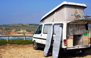 Sardinha campervan for surf vacation