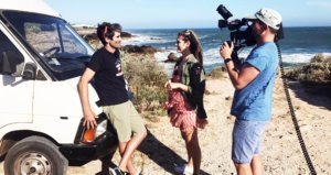 german celebrity interviews atlantic coast campers, by the ocean, campervan