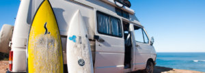surf holidays with a campervan
