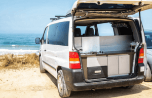 Campervan surf express with ocean view. Campervan Hire in Portugal for the Ultimate Surf Trip